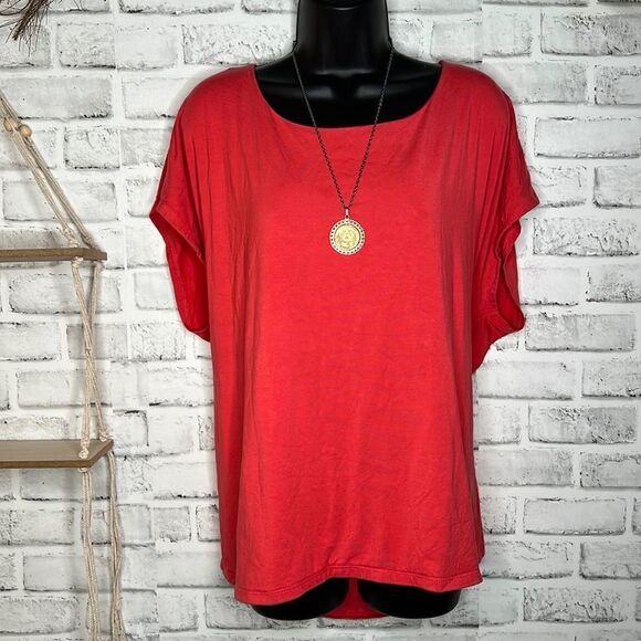 Talbots Coral Ultra Soft Top Shirt Size 3X - Picture 1 of 5